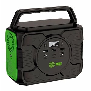 Внешний аккумулятор (Power Bank) Cactus CS-PCS144-EC5, 40000мAч, черный/зеленый