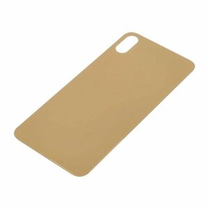 Задняя крышка для Apple iPhone XS Max (с широким отверстием) золото, AA