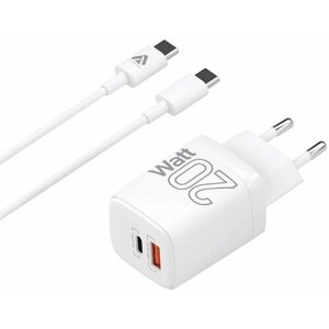 Зарядное устройство Lyambda LS-D20 3 А USB USB-C белый