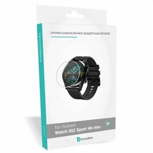 Защитная пленка для часов Huawei Watch GT2 Sport 46 mm (Глянцевая, Защита экрана FullScreen)