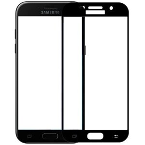 Защитное стекло 3D Tempered Glass для Samsung Galaxy A5 2017 полный клей ( черная рамка )