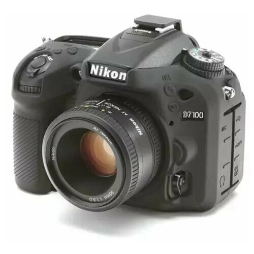 Защитный силиконовый чехол MyPads для фотоаппарата Nikon D5500 ультра-тонкая полимерная из мягкого качественного силикона черный