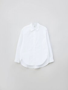 Белая блузка оверсайз для девочек