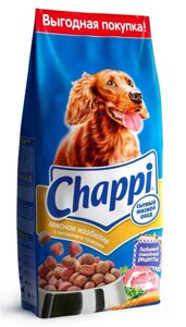 Chappi Сухой корм для собак всех пород Мясное изобилие, с овощами и травами, 15 кг