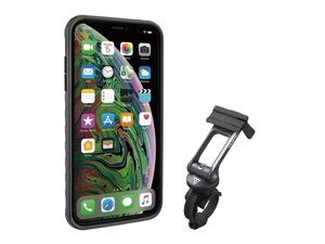 Чехол для смартфона c креплением topeak ridecase W/ridecase MOUNT WORKS WITH iphone XS MAX, черно-серый, TT9858BG