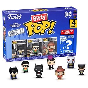 Фигурка Funko Bitty POP DC Comics S1 - Batman / Robin / Scarecrow / Mystery (1 of 4) (4PK) (71311)