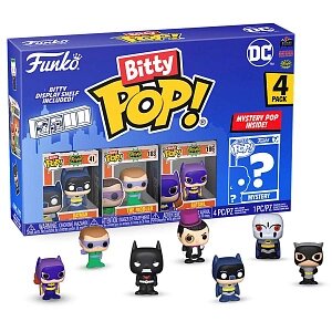 Фигурка Funko Bitty POP DC Comics S4 - Batman / The Riddler / Batgirl / Mystery (1 of 4) (4PK) (71314)