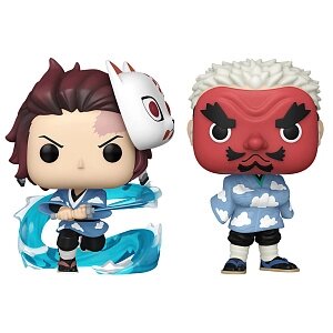 Фигурка Funko POP Animation: Demon Slayer - Tanjiro Kamado & Sakonji Urokodaki SDCC23 (Exc) 2PK (70861)