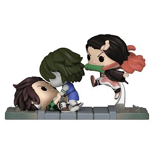 Фигурка Funko POP Moment: Demon Slayer - Tanjiro & Nezuko vs. Temple Demon (Exc) (1419) (73984)