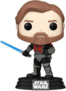 Фигурка Funko POP Star Wars: Clone Wars - Obi-Wan Kenobi Mandalorian Armor (Exc) (599) (68283