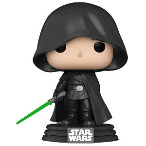 Фигурка Funko POP Star Wars: Mandalorian - Luke Skywalker Hooded (GW) (Exc) (501) (61011)