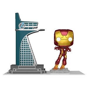 Фигурка Funko POP Town: Marvel Infinity Saga - Avengers Tower & Iron Man (GW) (Exc) (35) (74582)