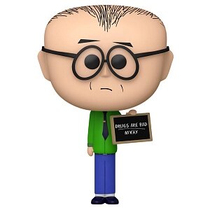Фигурка Funko POP TV: South Park - Mr. Mackey with Sign (1476) (75672)