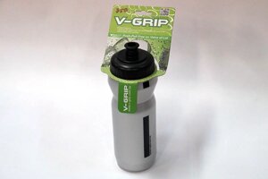 Фляга велосипедная V-GRIP, 750мл, серый/черный, V-AK750 grey\black