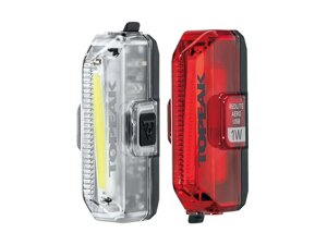 Фонари велосипедные topeak aero USB 1W combo, TMS084