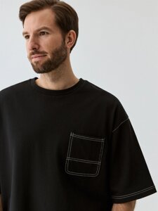 Футболка OVERSIZE FIT с накладным карманом