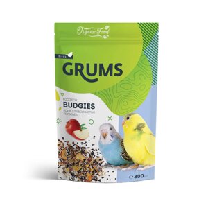 GRUMS Корм для волнистых попугаев, 800 гр.