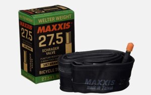 Камера велосипедная maxxis welter weight, 27.5"X2.0/3.0, 50/76-584, 0.8 мм, LSV48 (B-C), EIB00140100