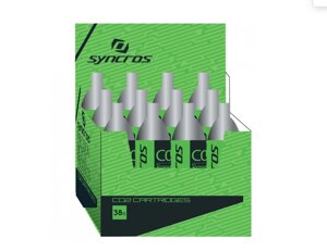 Картридж резьбовой для велосипеда CO2 Syncros 38g, 12 штук в упаковке, 250599-0012222