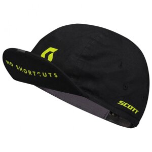 Кепка велосипедная SCOTT Cycling No Shortcuts, black/sulphur yellow, 276190-5024