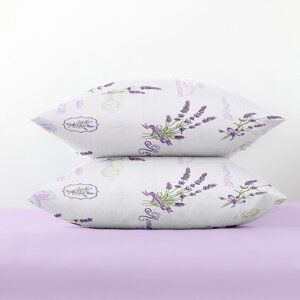 Комплект наволочек Lavender, лаванда