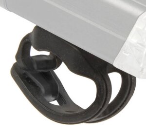 Крепление для велосипедных фар Apollon 20 USB, для фар 220421/221092, 22,2 - 35 mm, черный, 223551