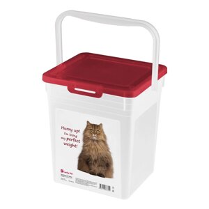 Lucky Pet Контейнер для хранения сухого корма кошек, 8 л