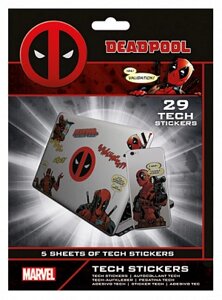 Наклейки Deadpool (Merc With A Mouth) Tech Sticker Pack (TS7408)