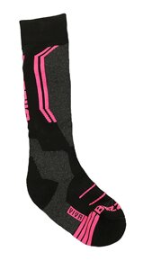 Носки горнолыжные Blizzard Viva Allround Ski Socks Black/Anthracite/Magenta