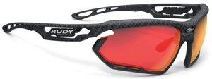 Очки велосипедные rudy project fotonyk carbonium/bumpers black - MLS RED, SP453819-0000