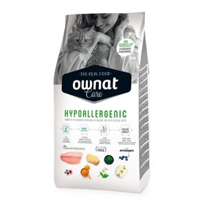 Ownat Adult Care Hypoallergenic Сухой корм гипоаллергенный для взрослых кошек, с рыбой, 3 кг