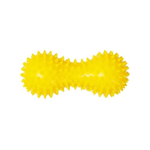 Pet Hobby Игрушка для собак Гантель массажная, 14 см, желтая