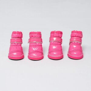 Petmax Ботинки-дутики для собак, L, розовые