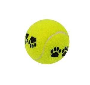 Petmax Игрушка для собак Мяч теннисный, диаметр 6 см