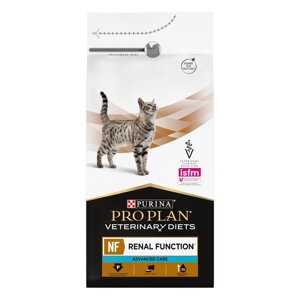 PRO PLAN Veterinary Diets NF Renal Function Advanced care Сухой корм для взрослых кошек при хронической почечной недостаточности для поддержания функции почек (поздняя стадия), 1,5 кг