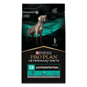 PRO PLAN Veterinary Diets Veterinary Diets EN Gastrointestinal Сухой корм для щенков и взрослых собак при расстройствах пищеварения и экзокринной недостаточности поджелудочной железы, 5 кг