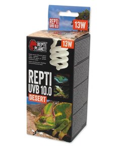 REPTI PLANET Лампа люминесцентная компакт UVB 10.0 13W