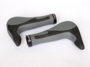 Рога+ручки для велосипеда CLARK`S резина 2-х комп. гель 138мм эргон. ce-205 2 фикс. 3-330
