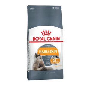 Royal Canin Hair and Skin Care 33 Сухой корм для поддержания здоровья кожи и шерсти у взрослых кошек, 2 кг