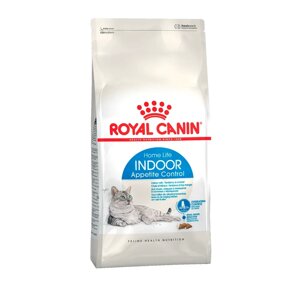 Royal Canin Indoor Appetite Control корм сухой для кошек для домашних кошек, склонных к набору веса, 2 кг