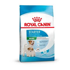 Royal Canin Mother and Babydog Mini Starter Сухой корм для беременных, кормящих собак мелких пород и для щенков до 2 месяцев, 1 кг