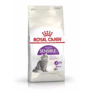 Royal Canin Sensible 33 Regular Сухой корм при чувствительной пищеварительной системе у кошек в возрасте от 1 года до 7 лет, 2 кг