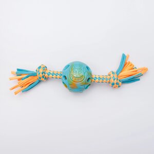 Rurri Игрушка для собак Мяч на веревке, 28х6,5х6,5 см