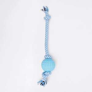 Rurri Игрушка для собак Мяч с веревкой, 8,7 см