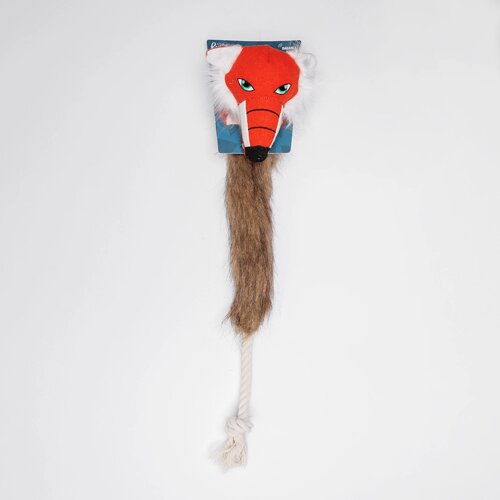 Rurri Игрушка с пищалкой для собак Лиса, 67х15х6,5 см