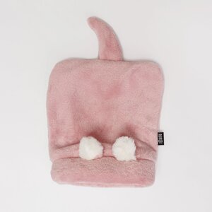 Rurri Лежанка-мешочек для грызунов Ушастик, 24х22х4 см, розовая
