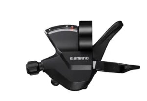 Шифтер велосипедный SHIMANO левый, 3 скорости, черный, ASLM315L