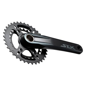 Система шатунов велосипедная Shimano SLX, M7100-2, для 12 скоростей, 36/26T, без каретки, CL 48.8мм, IFCM71002EX66