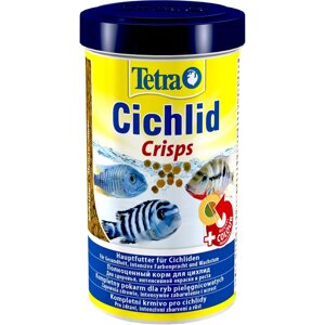 Tetra Cichlid Crisps корм для рыб всех видов цихлид в чипсах, 500 мл