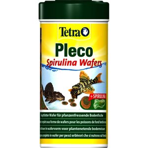 Tetra Pleco Spirulina Wafers корм для сомов, 250 мл